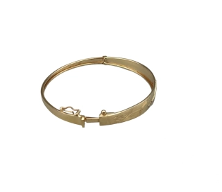 Zlatý náramek 9,95g, obvod cca 18 cm