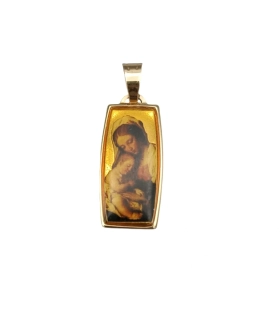 Zlatý přívěsek 1,25g, madonka