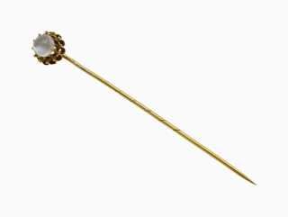 Zlatá jehlice 1,80g mléčný kámen