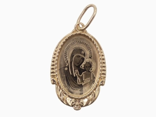 Zlatý přívěsek 0,95g madonka