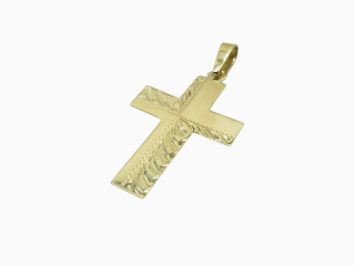 Zlatý přívěsek 1,10g křížek