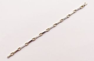 Zlatý náramek 10,70g délka 18cm