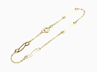 Zlatý náramek 2,50g délka 19 cm