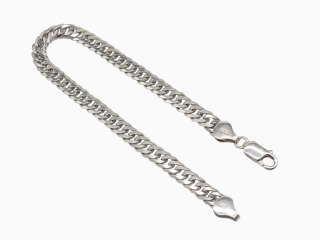 Stříbrný náramek 13 g délka 21 cm