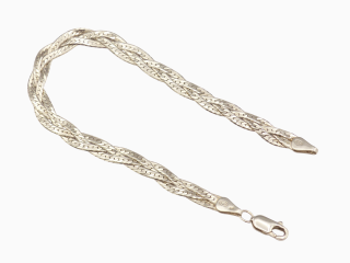 Stříbrný náramek 3,35g délka 19,5 cm