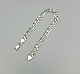 Stříbrný náramek 12,65g délka 21,5 cm