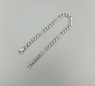 Stříbrný náramek 9,20g délka 20,5 cm